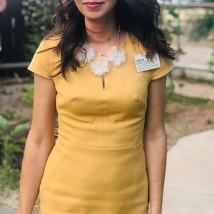 Banana Republic Mustard Dress
